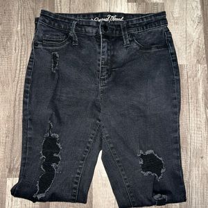 Black Ripped Skinny Jeans